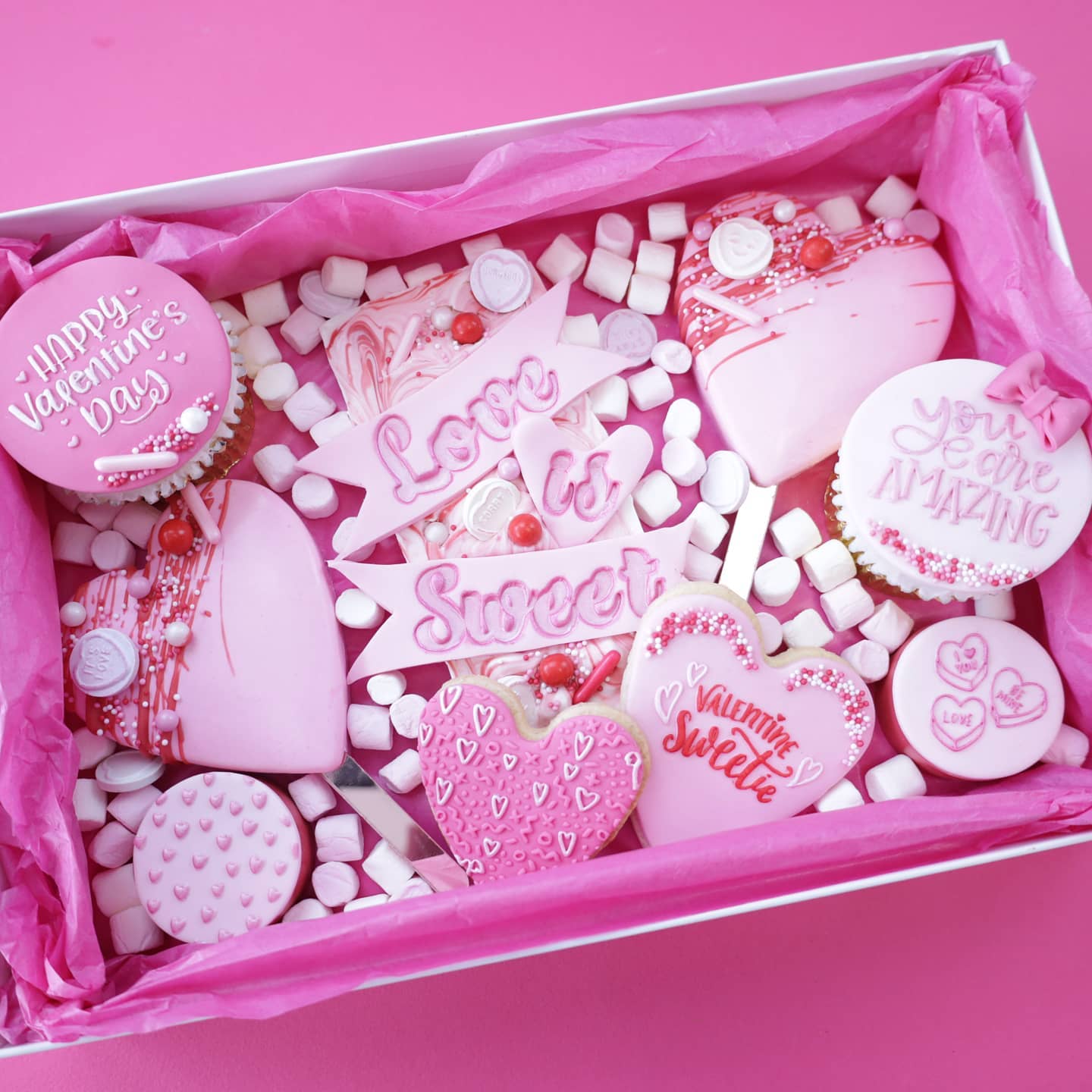 Valentine's Day Cookie Cutter & Stamp - Square Heart Happy