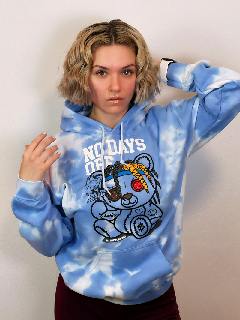 No Days Off Tie Dye Hoodie