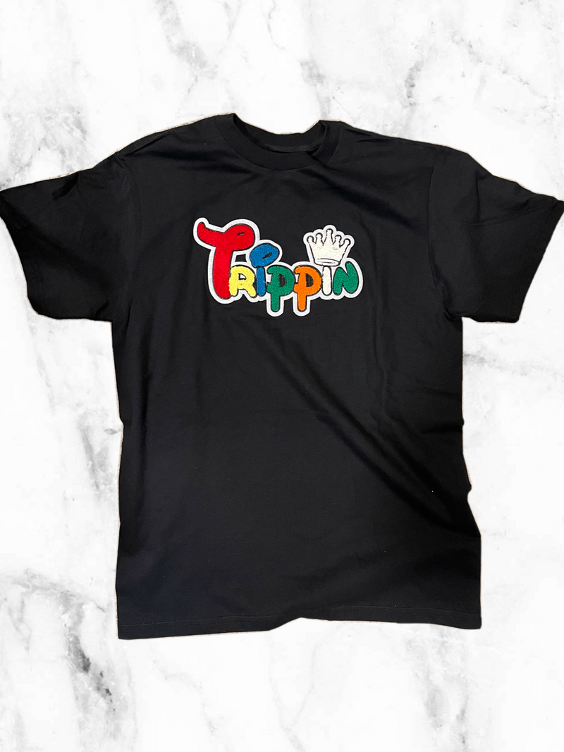 Trippin Chenille Patch Tee