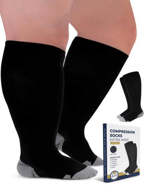 Beltwell® - The Lymphedema Plus-Size Anti-Slip Compression Socks