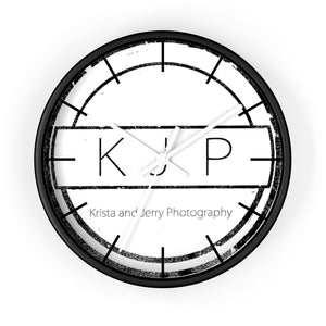 Wall clock: Krista and Jerry Photography (with lines)