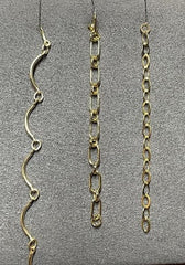 50th anniversary jewelry gift idea, gold permanent jewelry bracelets