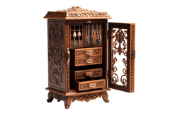 jewelry cabinets or armoires are a great jewelry storage idea