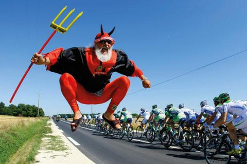 Red Devil Tour de France - Radsportplakate für englische Radfahrer