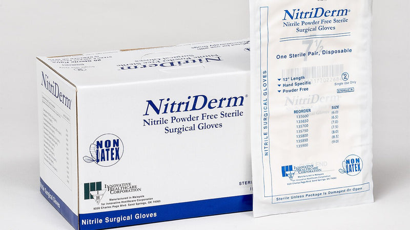 nitriderm sterile gloves