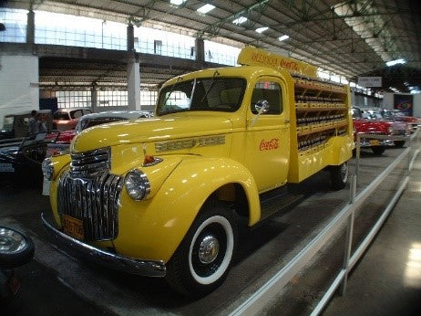 Camion de reparto de Coca-Cola Medellin
