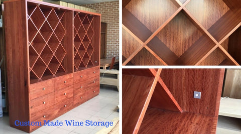 Custom Wine Rack Display Cabinet Sydney Wildwood Designs Furniture