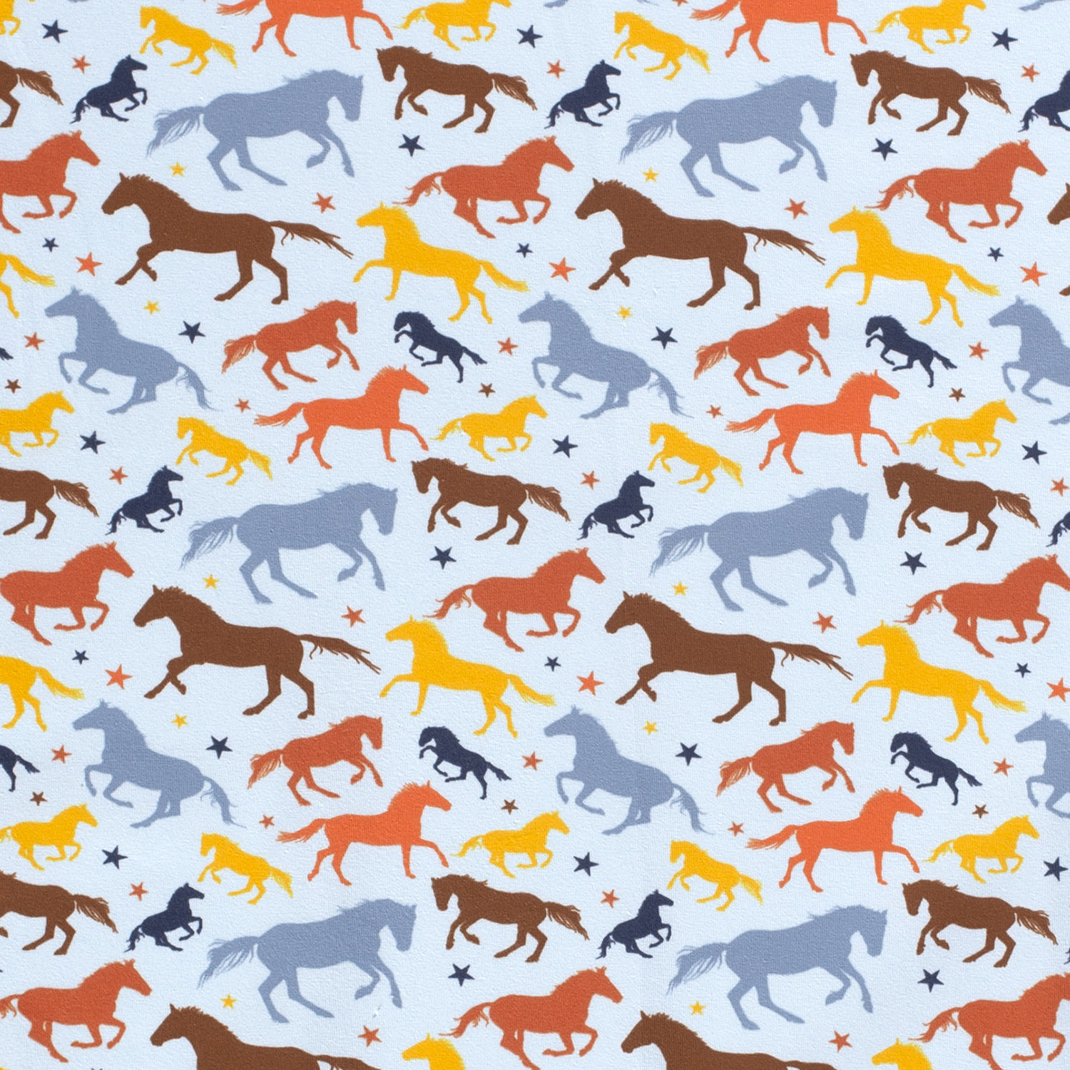 Bewonderenswaardig halfrond Levering Katoen Jersey Stof Paarden Babyblauw | Stoffen groothandel | Nooteboom  Textiles