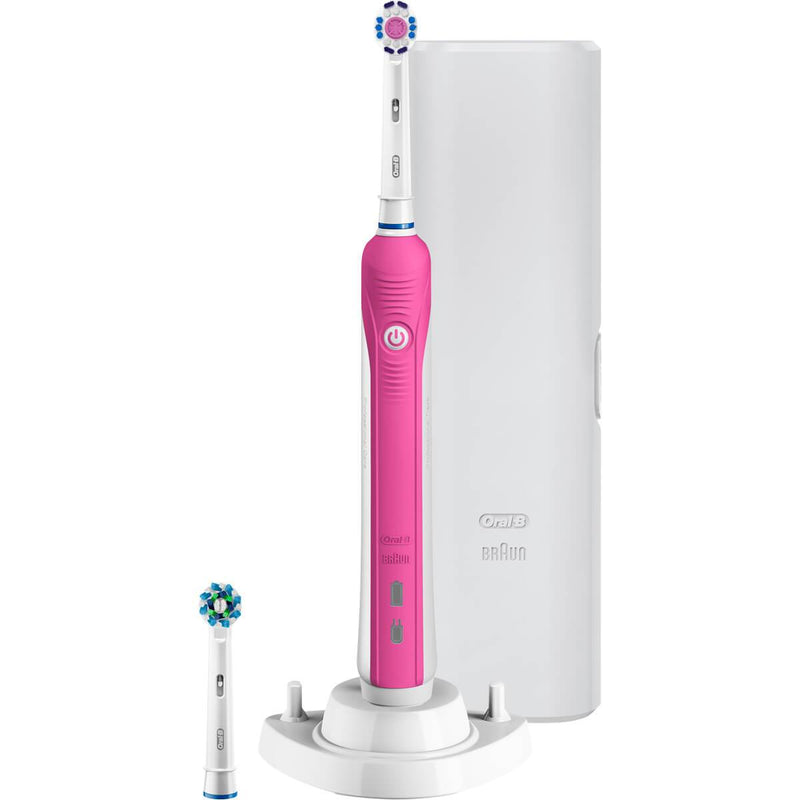 Civiel Besluit Petulance Oral-B Smart 4 4000 3D White Pink Bluetooth Enabled Electric Toothbrus  CurrentBody US