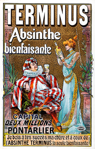 TAMAGNO, Francisco. Absinthe Terminus Bienfaisante, c. 1890s.