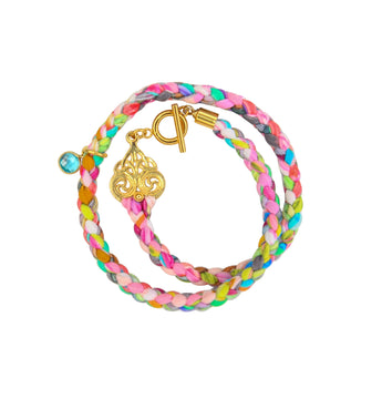 Catherine Page Flavia Wrap Bracelet Pink