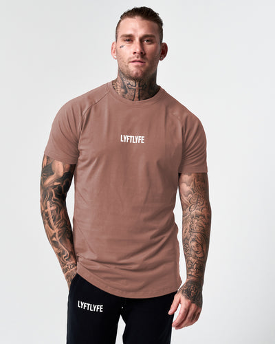 Contour Men's T-Shirt -Onyx - LYFTLYFE APPAREL