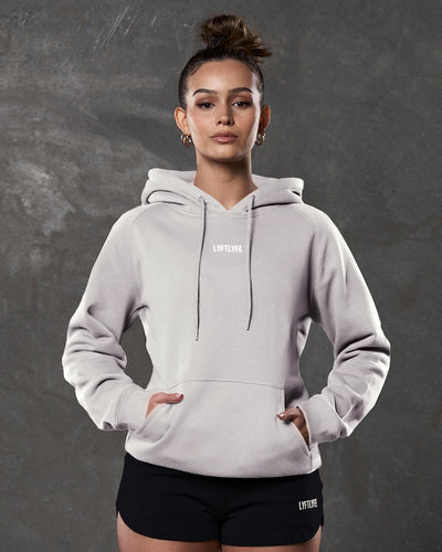 Elite Women's Hoodie - Onyx - LYFTLYFE APPAREL