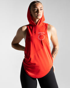 3 Panel Women's Sleeveless Hoodie