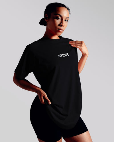 Contour Women's Oversized T-Shirt - Iron - LYFTLYFE APPAREL