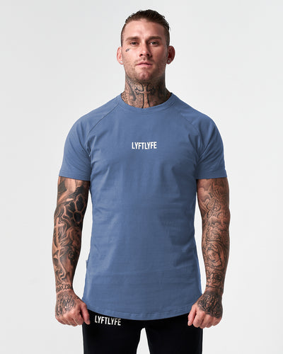 Contour Men's T-Shirt -Onyx - LYFTLYFE APPAREL