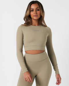 Force Long Sleeve Crop