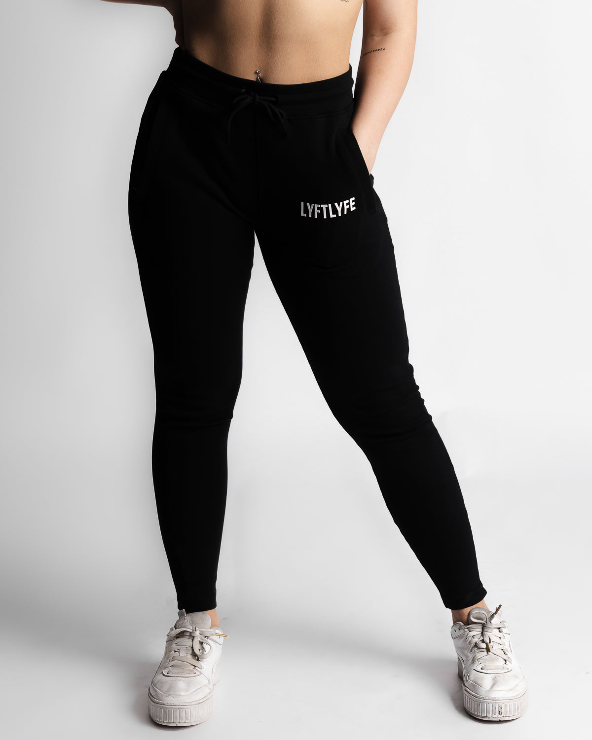 React Women's Joggers -Stone - LYFTLYFE APPAREL