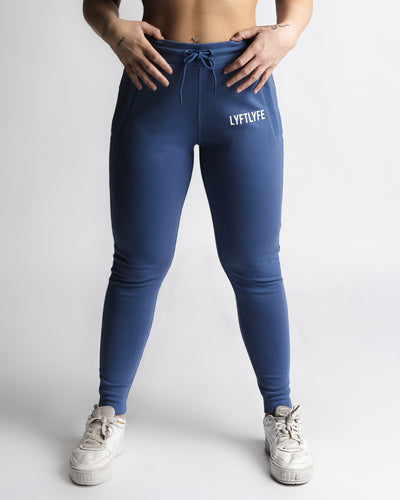 React Women's Joggers -Steel - LYFTLYFE APPAREL