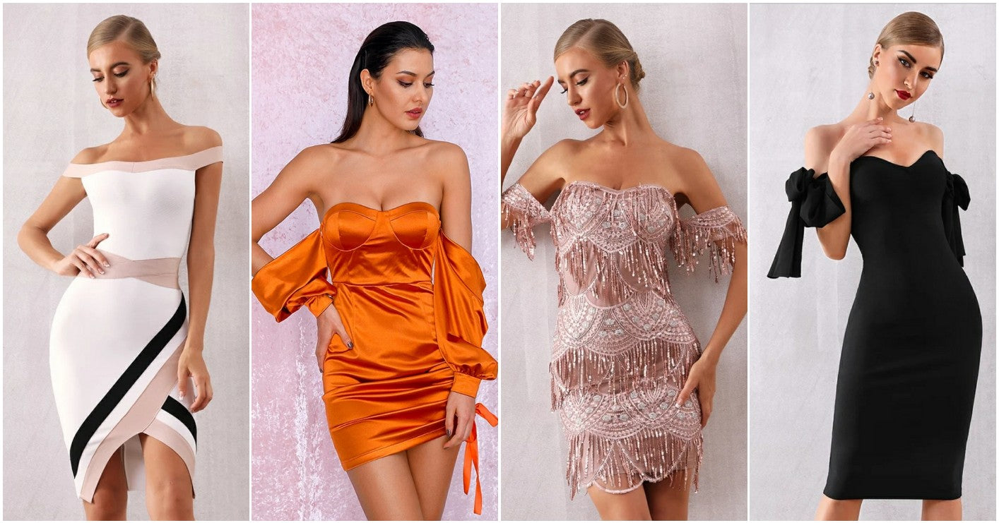 cheap off the shoulder short mini homecoming dresses