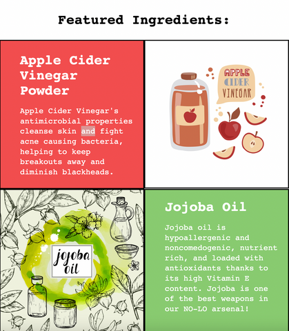 Apple Cider Facial Featured Ingredients