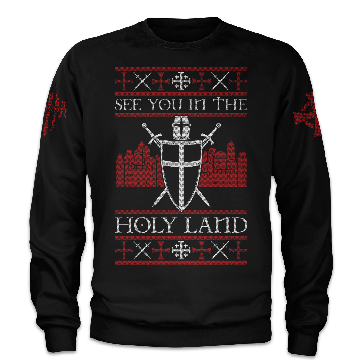 Crusader Christmas Sweater  Warrior 12-4890