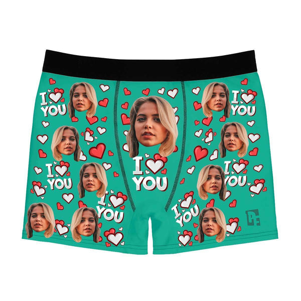 Custom I Love You Boxers For Boyfriend Gift Printsfield