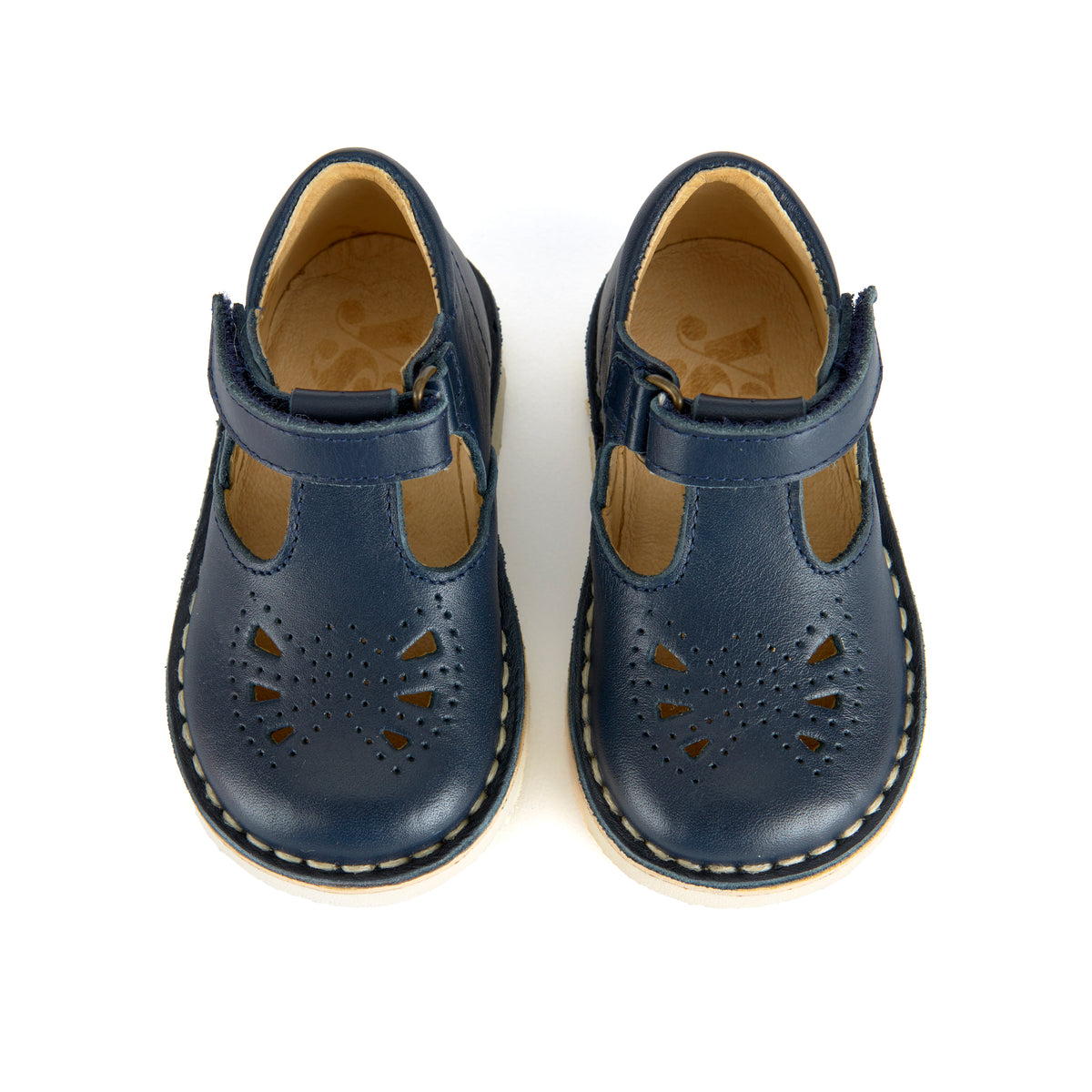 Poppy T-Bar Shoe - Navy – youngsoles.com.au