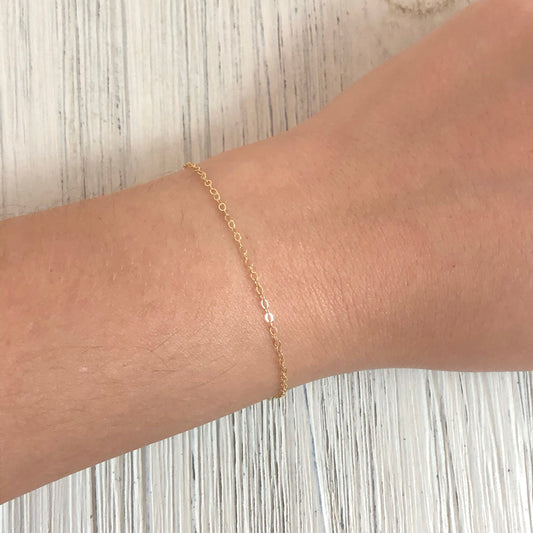 14K Gold Filled Chain Bracelet - Double Layer Gold Bracelet – Love, Lily  and Chloe