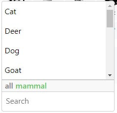 mammal list