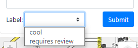 Choose cool or requires review label