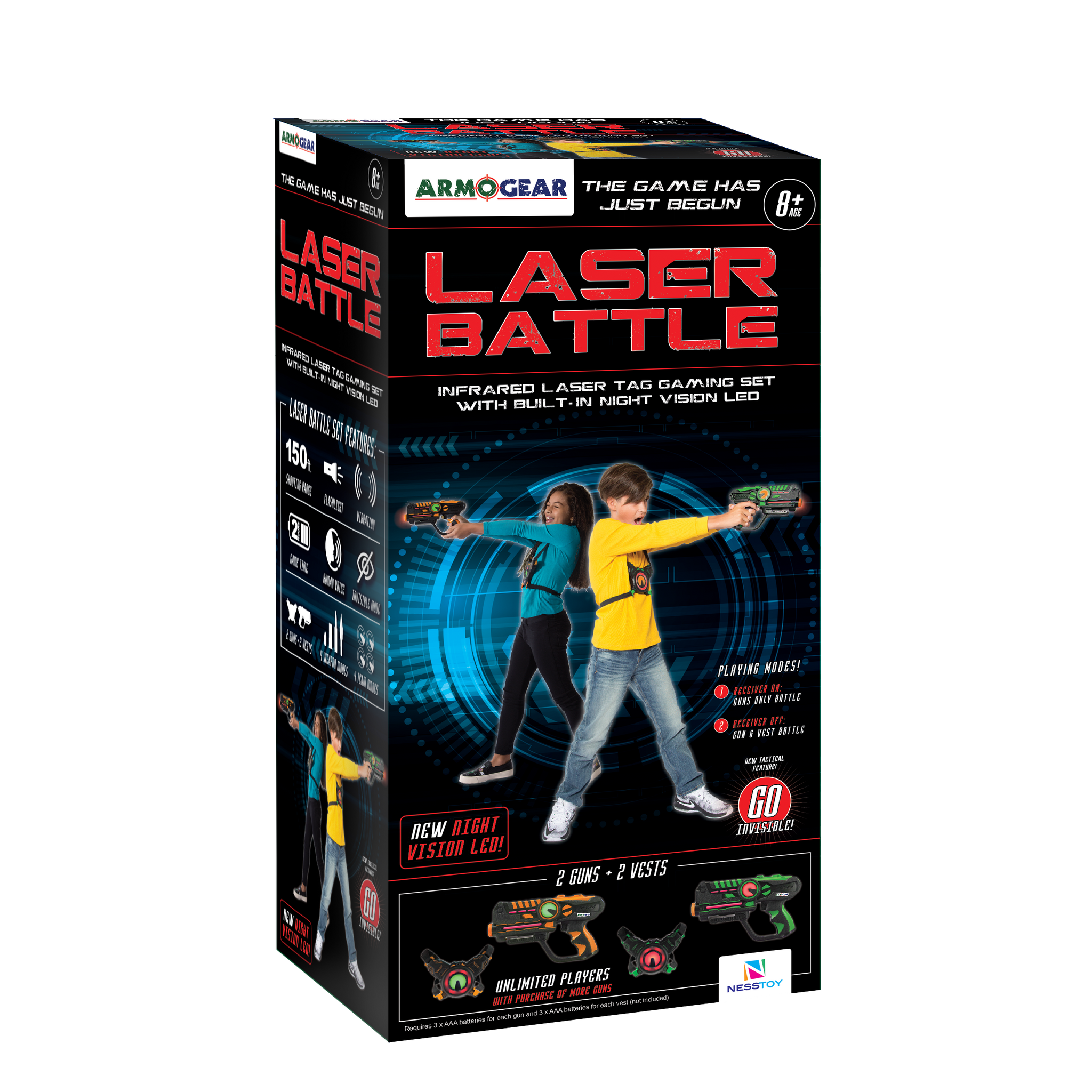 laser tag game set
