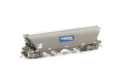 NGH-29 NGPF GRAIN HOPPER, WITH GROUND OPERATED LIDS - WAGON GRIME WITH FREIGHTCORP LOGOS - 4 CAR PACK AUSCISION**
