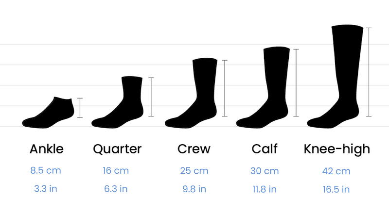 Women's Sock Sizes Chart
