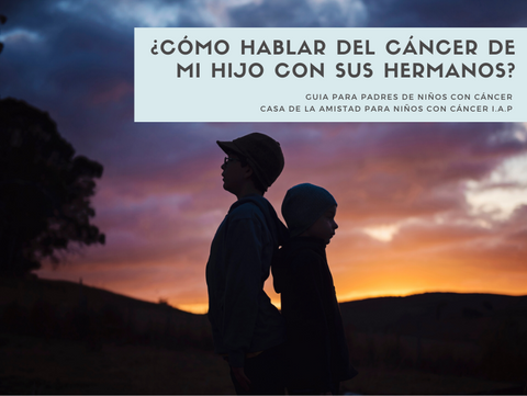 ¿Cómo hablar del cáncer con sus hermanos?