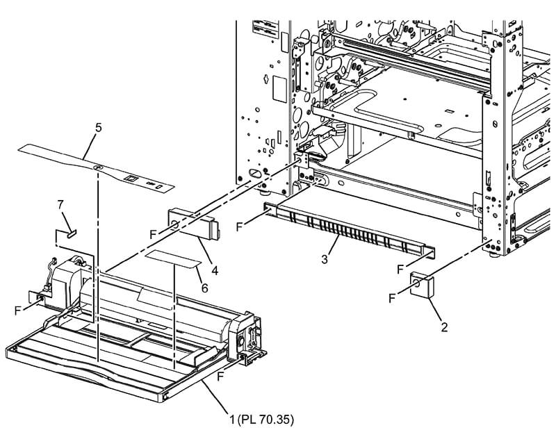 PL 70.30 Bypass Tray for Xerox C7020 C7025 C7030 C7000