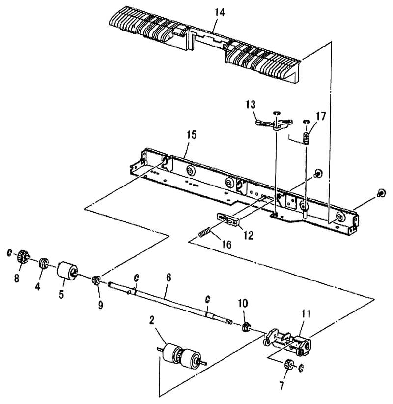 PL 80.62 HCF Feeder for Xerox C7020 C7025 C7030 C7000