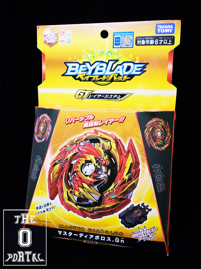 TAKARA TOMY Beyblade BURST GT B-155 Master Diabolos Generate w/ Black