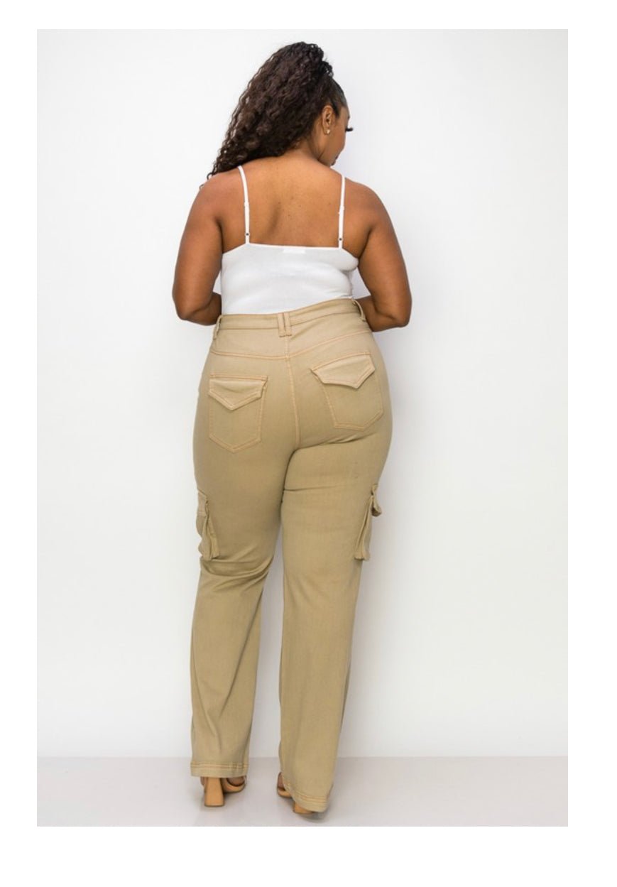 Metallic Mami  Cargo Pants – LYS Boutique