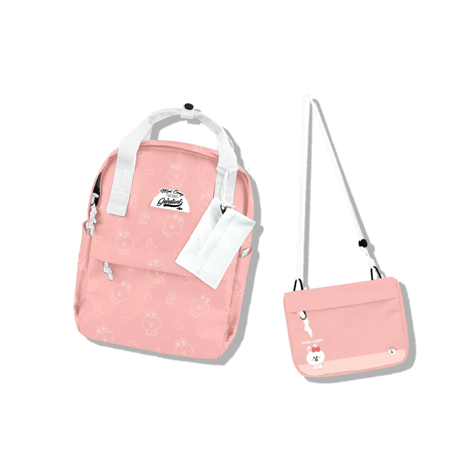 Florence Mini Backpack Crossbody in Blush – T-Shirt & Jeans