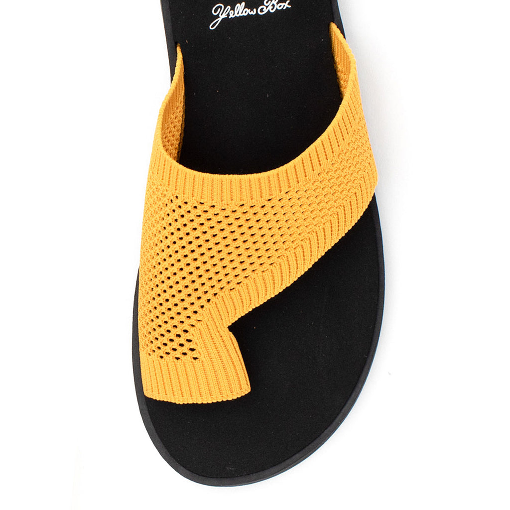 yellow box slip on shoes