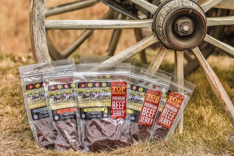 Beef jerky 1lb bags natural Wagon Wheels