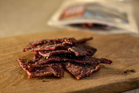 Peppered beef jerky premium beef jerky Top Notch Jerky