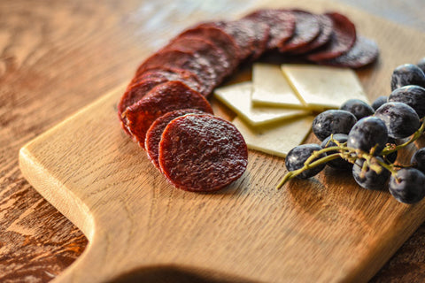 hot & sweet natural beef jerky wagon wheels