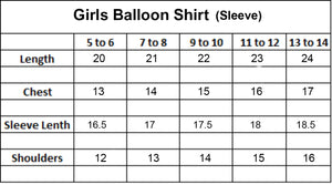 Girls Pack  (Lavender Balloon Shirt ) / Grey Lavender Star Trouser