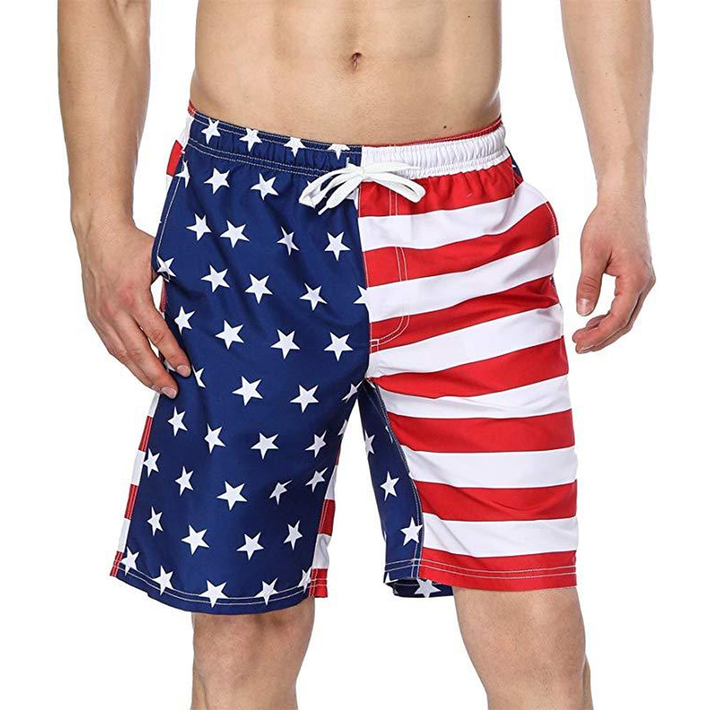 american flag swimming trunks