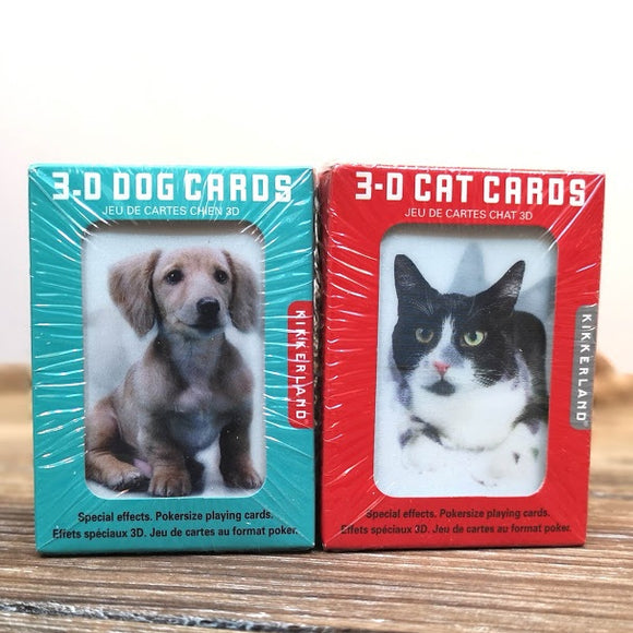 Jeu De Cartes Chats Ou Chiens 3d Kitscha L Os Ou Pas