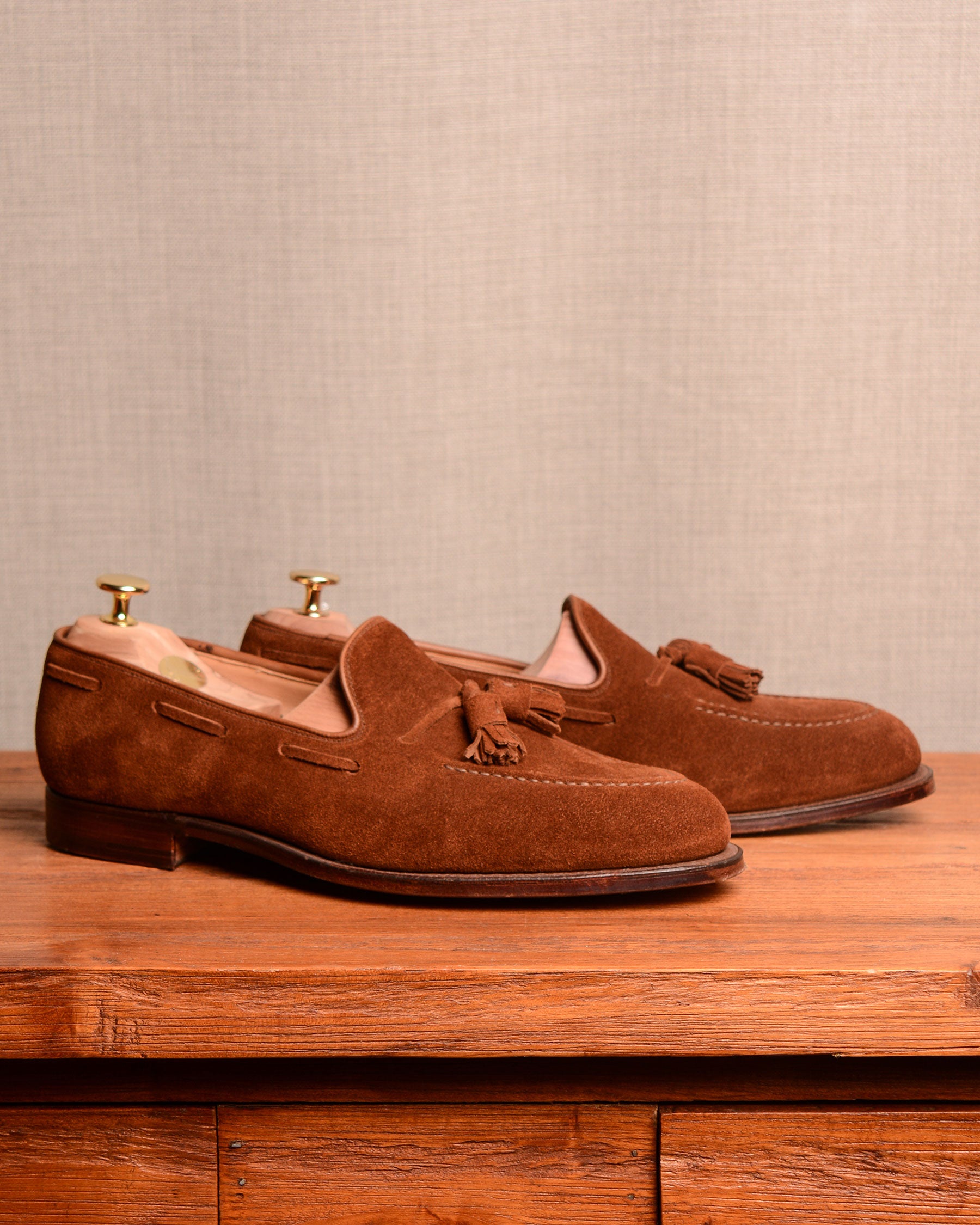 crockett and jones cavendish polo suede