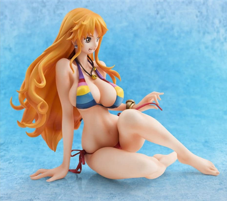 One Piece Nami Bikini Action Figure Jfigures 9162