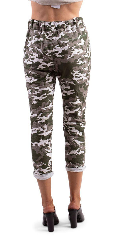 Celina Army Pant Shop Gigi Moda Made In Italy